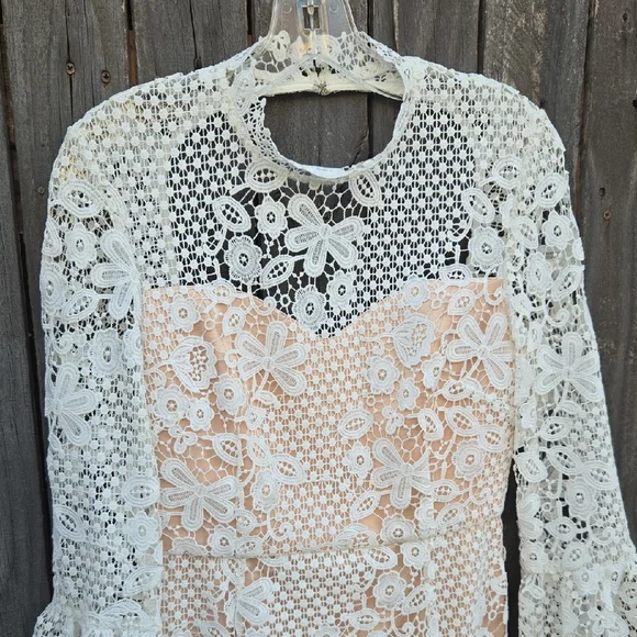 Free People Lace Overlay Dress - Picture 6 of 10